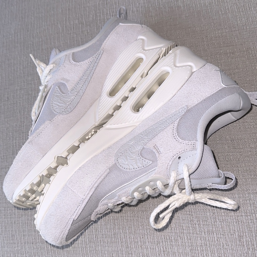 Nike Air Max 90 Futura SE Sneakers in Photon Dust/Sail/Tawny - Picture 3 of 8